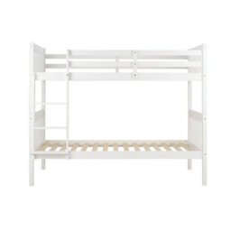Suzie White Solid Pine Wooden Bunk Bed Frame - 3Ft Single - thumbnail 7