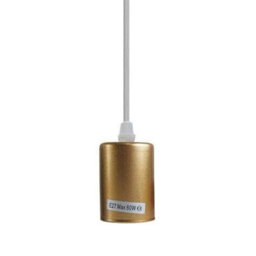 Ledsone Modern 3 Head Spider Pendant Light Glittering Gold Metal Bulb Holder With Adjustable Cable - thumbnail 7