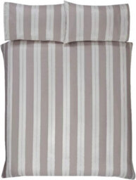 Smart Living Luxury Hotel Quality Lurex Stripe Jacquard Duvet Cover With Pillowcases - thumbnail 3