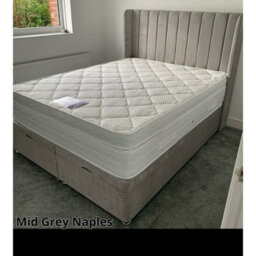 Stratus Interiors Oulton Wing Back Panel Headboard Divan Bed Optional Storage - Add Professional Assembly & Delivery- Small Double - 4 Drawer - thumbnail 6
