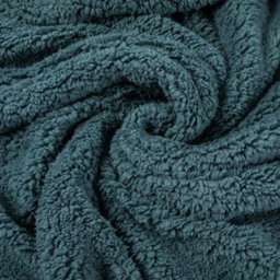 Pagnanno. Pagnanno Sherpa Teddy Fleece Blanket Fluffy Double Layered Bed And Sofa Throw For Families, Couples, Emerald Green, Double - thumbnail 6