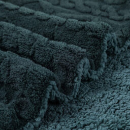 Pagnanno. Pagnanno Sherpa Teddy Fleece Blanket Fluffy Double Layered Bed And Sofa Throw For Families, Couples, Emerald Green, Double - thumbnail 4