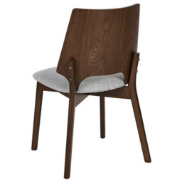 Beliani Set Of 2 Dining Chairs Abee Brown/ Grey - thumbnail 7