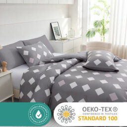 Lazzaro Polka Dots Luxury Microfiber Single Duvet Cover Set Ultrasoft Breathable Duvet Cover With Zipper Closure - thumbnail 4