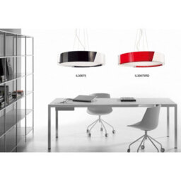 Luminosa Lighting Luminosa  Pendant Medium 4 Light E27 Polished Chrome/black & White Acrylic - thumbnail 3