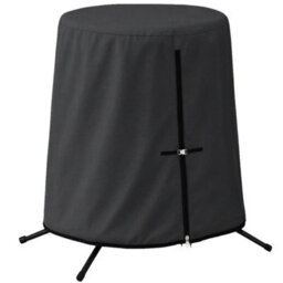 Black 196 X 230 Cm Hanging Egg Chair Cover - thumbnail 1