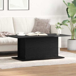 Berkfield Coffee Table Black Oak 102X55,5X40 Cm Cm Engineered Wood - thumbnail 4