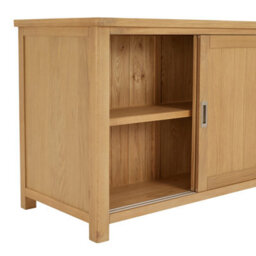 The Furniture Market Marbury Oak Bar Kitchen Island - 2 Seater - thumbnail 4