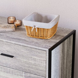 Lassic Vida Designs Brooklyn Grey 6 Drawer Chest (H)795mm (W)1230mm (D)400mm - thumbnail 5