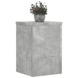 Walplus Plant Stands 2 Pcs Concrete Grey 25X25X35 Cm Engineered Wood - thumbnail 3