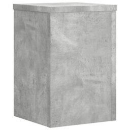 Walplus Plant Stands 2 Pcs Concrete Grey 25X25X35 Cm Engineered Wood - thumbnail 4
