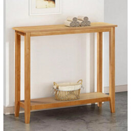 Large Console Table, Oak Veneer Wooden Hallway Side Table, Telephone/plant Stand - thumbnail 6