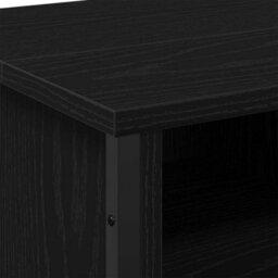 Berkfield Modern Bathroom Sink Cabinet Black Oak 91X35X60 Cm Engineered Wood - thumbnail 9