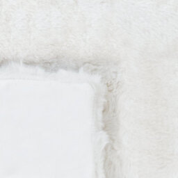 Beliani Blanket Salka Faux Fur 200 X 220 Cm White - thumbnail 5