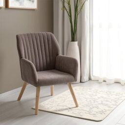 Seconique Jordan Occasional Chair - Brown Velvet