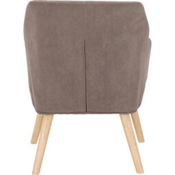 Seconique Jordan Occasional Chair - Brown Velvet - thumbnail 5