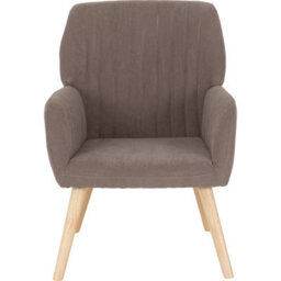 Seconique Jordan Occasional Chair - Brown Velvet - thumbnail 3