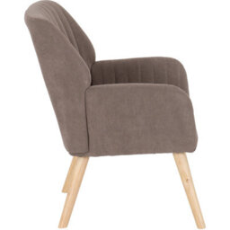Seconique Jordan Occasional Chair - Brown Velvet - thumbnail 6