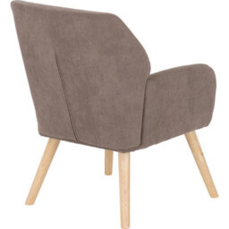 Seconique Jordan Occasional Chair - Brown Velvet - thumbnail 7