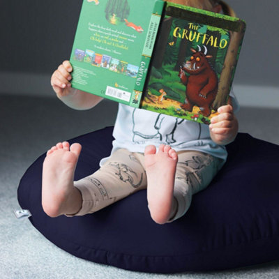 rucomfy Beanbags Rucomfy Indoor Or Outdoor Bean Bag For Kids - Navy Smarty Floor Cushion Seat - image 1