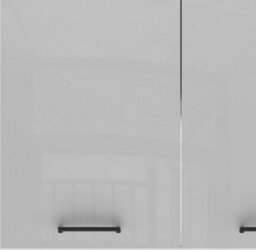 Impact Furniture Kitchen Wall Unit 600mm Extractor Fan Housing Cabinet Light Grey Gloss Lift Up Half Height Door Bridging Cooker Hood Junona - thumbnail 8