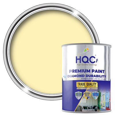 Hqc Exterior Wall Insulating Paint - Weatherproof, Heat Reflecting & Energy Saving - Light Yellow - 10L - image 1