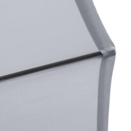 Rinse Bathrooms Grey Garden Parasol Umbrella With Glass Fibre Ribs Tilting Sun Shade Shelter Canopy 2.7M - thumbnail 8