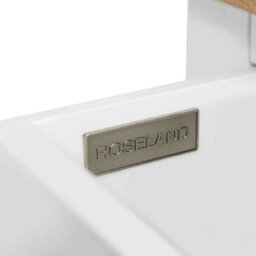 Farro White Console Table With Drawer - Painted With Oak Top - By Roseland Furniture - thumbnail 5
