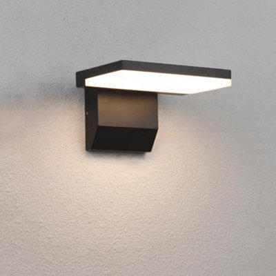 Amorly 180 Rotatable Exterior Wall Light,ip65 Waterproof Hardwired Led Porch Light,3000K Warm White Aluminum Wall Sconce For Front Door - image 1