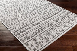 Livabliss Eagean Geometric Black Grey Indoor & Outdoor Rug 200 X 275 Cm Easy To Clean, Perfect For Balcony Or Dining Room - thumbnail 6