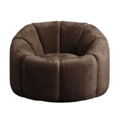 Where Saints Go Ltd Armchair Morrissey Accent Chair Treacle Brown Velvet Swivel Chair 65.5Cm By Where Saints Go - thumbnail 3