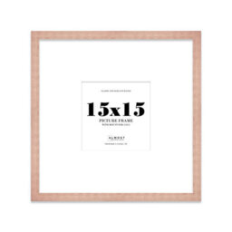 "15X15"" Bronze Picture Frame - 15X15"" Square Frame With 11X11"" Mount For 15X15""/11X11"" Pictures Art Deco Style Room Decor, 1 Pack"