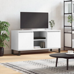 Berkfield Tv Cabinet White 104X35X50 Cm Engineered Wood - thumbnail 1