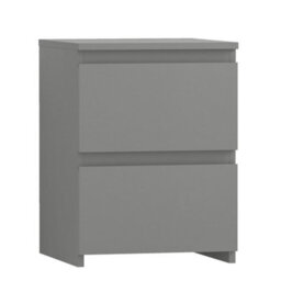 Lassic Vida Designs Denver Grey 2 Drawer Bedside Chest (H)400mm (W)295mm (D)295mm - thumbnail 7