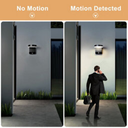 Harper Living Matt Black Modern Round Led Outdoor Wall Light Mains Powered, Weatherproof Ip54, 20W Integrated Led 4000K 1400 Lumen - thumbnail 5