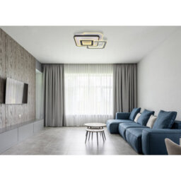 Luminosa Lighting Luminosa Brienna Integrated Led Semi Flush Ceiling Light White Matt Led 3000K - thumbnail 5