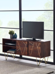 Worcester Dark Gold Television Media Unit - thumbnail 1