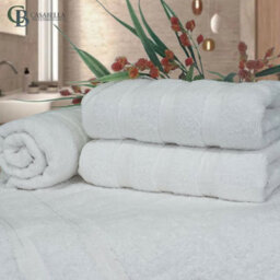 Casabella Premium Quality 4 White Hand Towels 100% Combed Cotton 650 Gsm Quick Dry Hand Towels Set 50X90 Cm - thumbnail 4