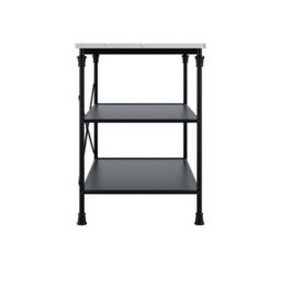 Wyld Haus Lola Marble Effect Console Table, 2 Shelves, 1100 X 400 X 800 mm - thumbnail 4