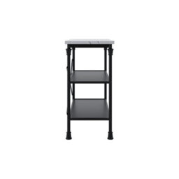 Wyld Haus Lola Marble Effect Console Table, 2 Shelves, 1100 X 400 X 800 mm - thumbnail 5