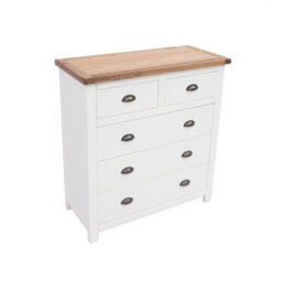 Cabinet Bits Lovere 5 Drawer Chest Of Drawers Brass Cup Handle - thumbnail 3