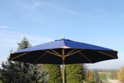 Garden Market Place The Garden Marketplace Premium 3M Hardwood Garden Parasol Umbrella Navy Blue - thumbnail 3