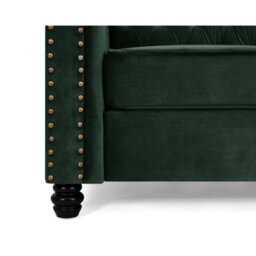 Home Detail Chester 3 Seater Sofa, Green Velvet - thumbnail 5