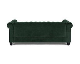 Home Detail Chester 3 Seater Sofa, Green Velvet - thumbnail 4