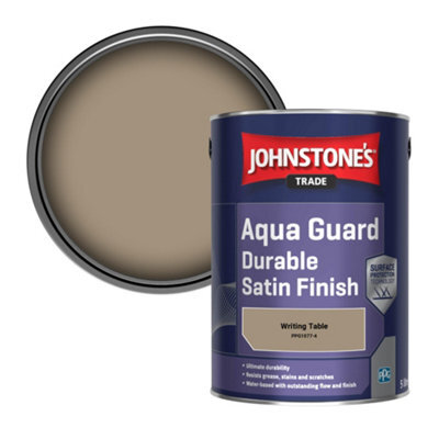 Johnstone's Trade Wood & Metal Aqua Guard Durable Satin Paint Writing Table (Ppg1077-4) 5L - image 1