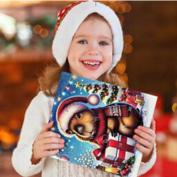 Amorly Capybara Christmas Countdown Calendar Advent Calendar With Miniature Dolls For Kids Home Desk Shelf Decor Holiday Party Gift - thumbnail 3