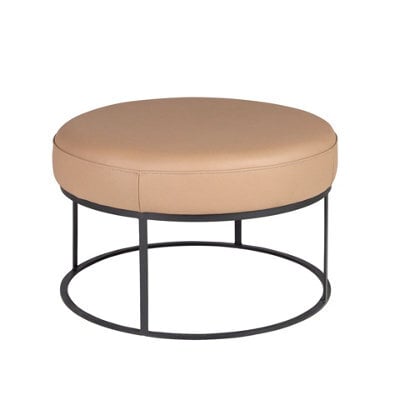 Angel Cerda Brown Leather Bench  With Seat Upholstered - image 1
