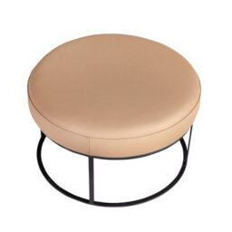 Angel Cerda Brown Leather Bench  With Seat Upholstered - thumbnail 7