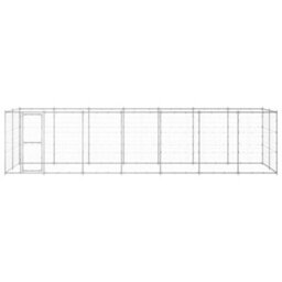 Berkfield Outdoor Dog Kennel Galvanised Steel 16.94 M2 - thumbnail 2