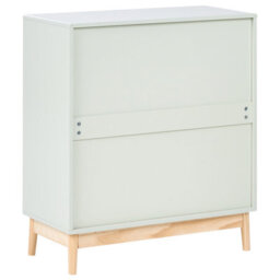 Wyld and Coco Lunanest Changing Table Dresser In Light Green Mdf With Drawers And Detachable Changing Section - thumbnail 6